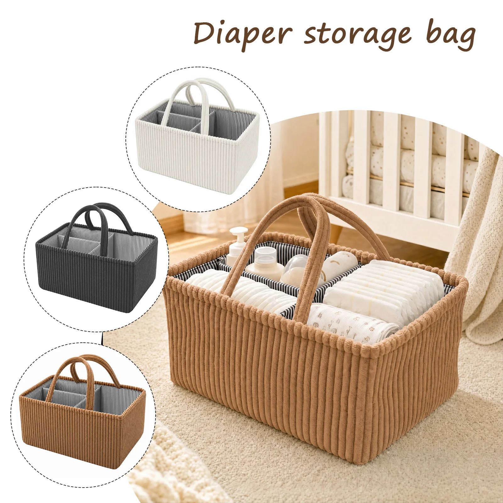 Baby Diaper Caddy Organizer Fo - Backpack Diaper Bag ulasan dan harga