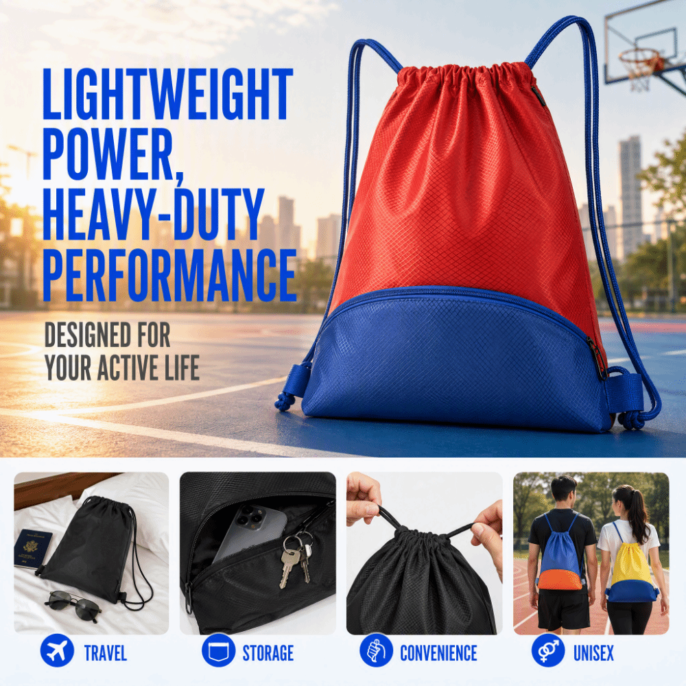 Large capacity Sports Drawstri - Drawstring Gym Bag ulasan dan harga
