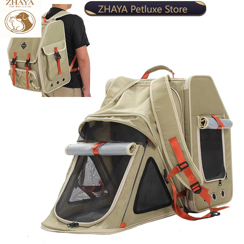 ZHAYA Pet Carrier Backpack Lar - Foldable Backpack Small ulasan dan harga